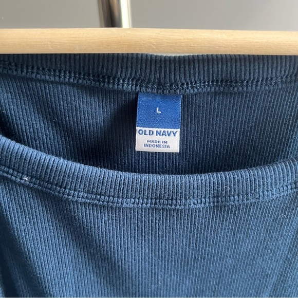 Old Navy Long Blue Sleeveless Midi Sheath Dress - Picture 2 of 7